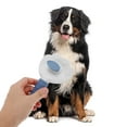 thumbnail image 2 of Unique Bargains 1 Pc Durable Flower Shape Pet Grooming Brush for Pet 7.87"x4.13"x1.97" Blue, 2 of 6