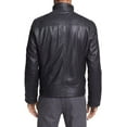 thumbnail image 2 of New Men Quilted Leather Jacket 100% Genuine Soft Lambskin Biker Bomber A127, 2 of 3