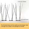 thumbnail image 4 of Bird Spikes with Stainless Steel Base, Durable Bird Spikes Arrow Pigeon Spikes Fence Kit for Keeping Small Bird, Crows and Woodpeckers Away, Covers 11 feet, 4 of 7