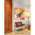 thumbnail image 3 of Marmont Hill - "I Need More Space" Painting Print on White Wood, 3 of 5