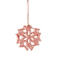thumbnail image 2 of Christmas Tree Ornaments, Hand-Woven Snowflake Decorations, Five-Pointed Star Wall Hanging for Holiday Festive Decor, Premium Woven Pendant, 2 of 9