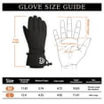 thumbnail image 7 of Ski Gloves, Waterproof Winter Gloves for Men Women, Touchscreen Snowboard Gloves for Driving Cycling Running Hiking, Winter Windproof Breathable Warm Gloves for Cold Weather Outdoor Play, 7 of 7