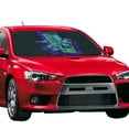 thumbnail image 5 of XMXY Car Sun Shade Windshield, Game Slogan Sticker Handle Print Purple Automotive Front Window Sun Visor for Cars SUV Trucks, Medium Size, 5 of 8