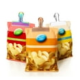 thumbnail image 2 of SEWOART 4Pcs Reusable Bag Clips Assorted Color Chip Bag Clips with Rounded Edges Safe to Use, 2 of 8