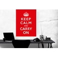 thumbnail image 2 of Keep Calm Carry On British War Poster 16in x 24in 16x24 Multi-Color Square Adults Western Graphic, 2 of 3