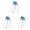 Blue 3 Packs, variant on Universal Kitchen Stainless Steel Plate Lifter Folding Hot Dish Plate Clip Plate Tongs Bowl Clips Pan Dish For Kitchen Home Restaurant Cooking