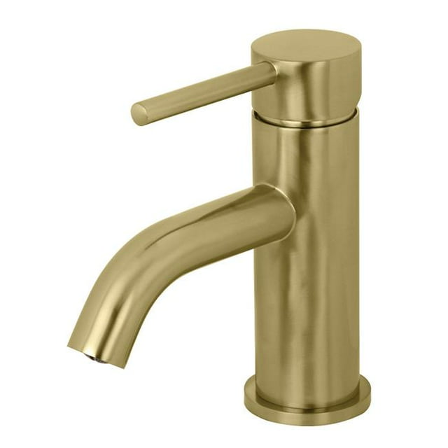 Fauceture LS8223DL Concord Single Handle Monoblock Bathroom Faucet, Brushed Brass