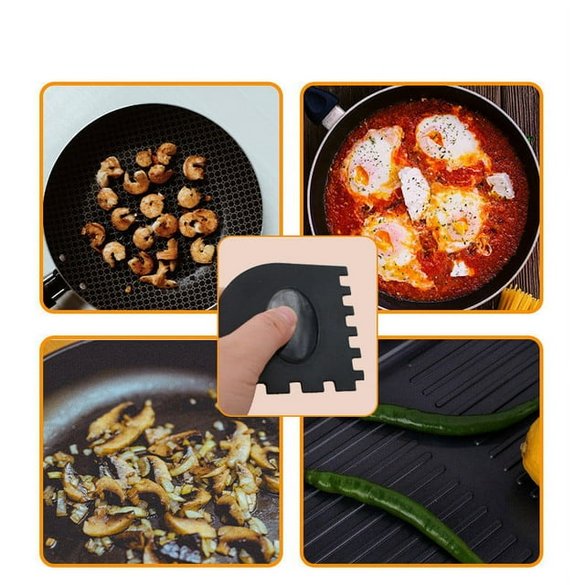RKSTN Scraper Scraper Plastic Pot Bottom Cleaning Scraper, High-Temperature Resistanst Scraper Kitchen Gadgets