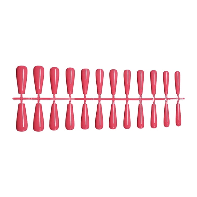 Xingzhi Fake Nail Set French Style Scratch Resistant Press-on Fingernails Full Cover Removable Trimble Adjustable Manicure Stickers Type 15