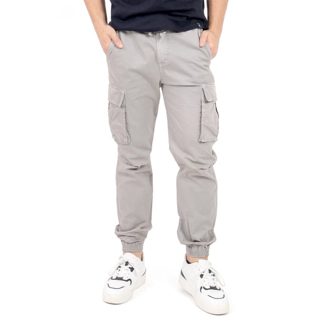 Pantalón Para Hombre Jogger Con Tapas Laterales Quarry Color Gris