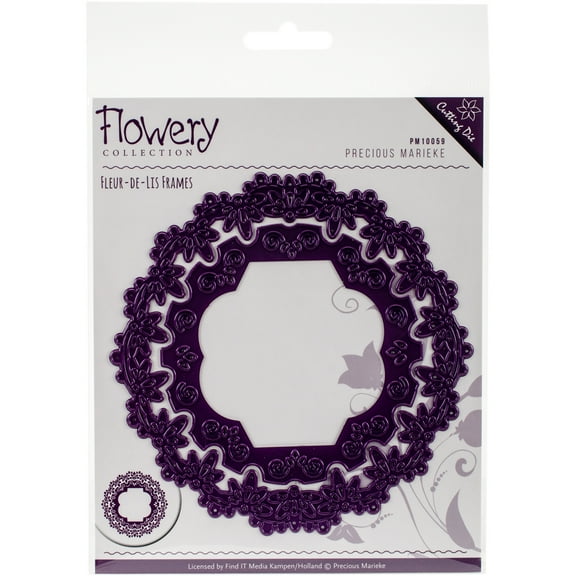 Find It Trading Precious Marieke Flowery Die-Fleur-De-Lis Frames