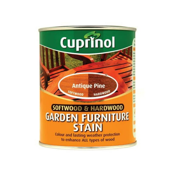 Cuprinol - Softwood & Hardwood Garden Furniture Stain Antique Pine 750ml