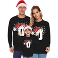 thumbnail image 4 of Dsscvnef Matching Family Outfits Christmas 26 Letter Printed Three Piece Parent Child Sweatshirt (Mom Style) Pajamas Family Set Matching Dog Family Dog Matching Christmas Pajamas, 4 of 6