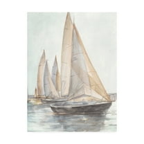 Trademark Fine Art 'Plain Air Sailboats II' Canvas Art by Ethan Harper