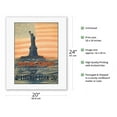thumbnail image 2 of Before Sunset - Buy A U.S. Government Bond of the 2nd Liberty Loan of 1917 - Vintage Political Poster by Eugenie De Land c.1917 - Fine Art Rolled Canvas Print 16in x 20in, 2 of 4