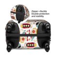 thumbnail image 2 of Kdxio Submarines Pattern Luggage Cover for Travel,Elastic and Durable,Fits 18-32 Inch,Anti-Scratch Suitcase Protector-No luggage included, 2 of 5