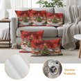 thumbnail image 6 of Red Christmas Outdoor Pillow Covers 24"x24" Set of 2, Waterproof Throw Pillow Covers for Patio Furniture, Xmas Tree Farmhouse Snowflake Decorative Cushion Pillowcases for Garden Porch Couch Sofa, 6 of 9