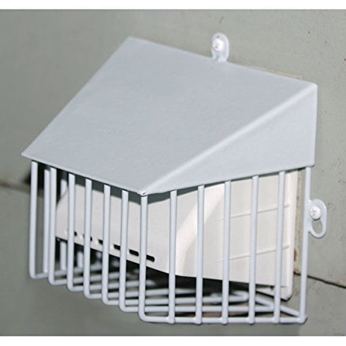 Heavy Duty Bird Guard White, For standard side exit dryer vent By AW