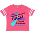 thumbnail image 3 of Inktastic Remembering my Uncle- suicide prevention awareness Boys or Girls Toddler T-Shirt, 3 of 5