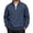 Navy, variant on hoksml Men s Quarter Zip Sweatshirt Solid Color Casual Long Sleeve Pullover for Fall Daily Work Outdoor Comfort