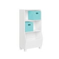 thumbnail image 2 of RiverRidge Kids 23in Playroom Bookshelf with Toy Organizer 2 Open Shelves and 2 Aqua Bins, 2 of 6