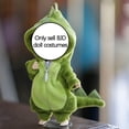 thumbnail image 4 of Lindo dinosaurio chaqueta mono ropa vestido ropa no incluye Verde Sunnimix  Mono de muñeca, 4 of 6