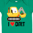 thumbnail image 4 of Inktastic Construction Truck I Love Dirt Boys or Girls Baby Bodysuit, 4 of 5