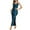 Blue, variant on Timegard Nightgown for Women Spaghetti Strap Satin Slim Fitting Comfy Sleepwear Casual Long House Dress