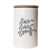 Park Life Designs 1 Qt. Ceramic Treat Jar with Bamboo Lid | Descript