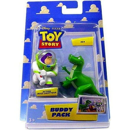 Toy Story Buddy Pack Action Buzz Lightyear & Rex Mini 