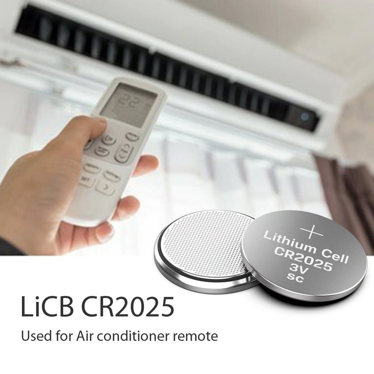 LiCB CR2025 Batería de Litio de 3 V (Paquete de 10) : :  Electrónicos