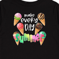 thumbnail image 4 of Inktastic Make Every Day Summer Ice Cream Cones Boys or Girls Long Sleeve Toddler T-Shirt, 4 of 5