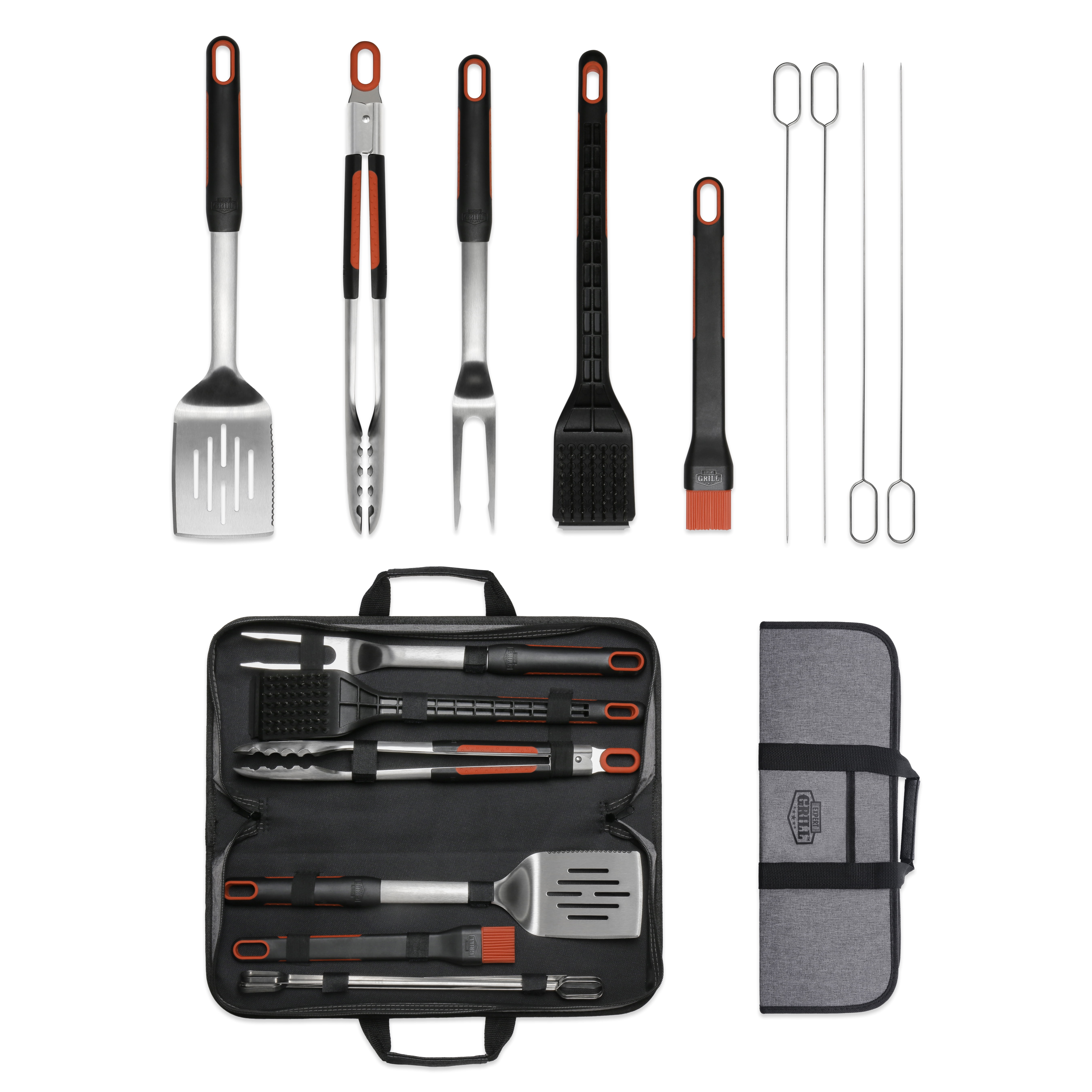 Professional 29 Piece BBQ Tools Set Barbecue Accessories With Carrying Case 
