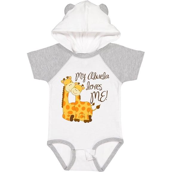 Inktastic My Abuela Loves Me Boys or Girls Baby Bodysuit