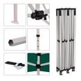 thumbnail image 4 of Green 10x20 Instant Canopy Tent and 2 Side Walls - Commercial Grade Steel Frame with Water-Resistant Canopy Top and Sidewalls - Bonus Canopy Bag and Stake Kit Included (5 Color Options), 4 of 7