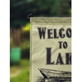 thumbnail image 2 of Printtoo Tan Welcome To The Lake Outdoor CampingFlagCustom Personalized Camping Flags For Campers Double Sided CampsiteFlag, 2 of 4