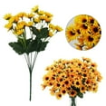 thumbnail image 3 of 3 Pcs Artificial Sunflower Bouquet, Yellow Sunflowers Artificial Flowers Mini Fake Sunflowers Bouquet with Stems for Home Decoration Party DIY Wedding Bouquets Baby Shower Outdoor Indoor Decoration, 3 of 8