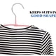 thumbnail image 2 of Perchas en forma de nube para niños: perchas de ropa para niños con formas lindas para armarios de bebés y niños pequeños (paquete de 10), 2 of 4