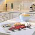 thumbnail image 5 of Sunflower Truck Spring Dish Drying Mats for Kitchen 16x18 inch Spring Summer Drying Pad Dish Mat Dish Drainer Mat For Kitchen Counter, 5 of 6