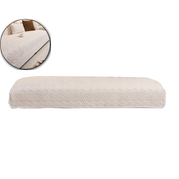 Soft Plush Couch Cover, Fluffy Sectional Sofa Covers for 3 Cushion Couch Sofa L Sharped Sofa Slipcover for Pets, Furniture Protector