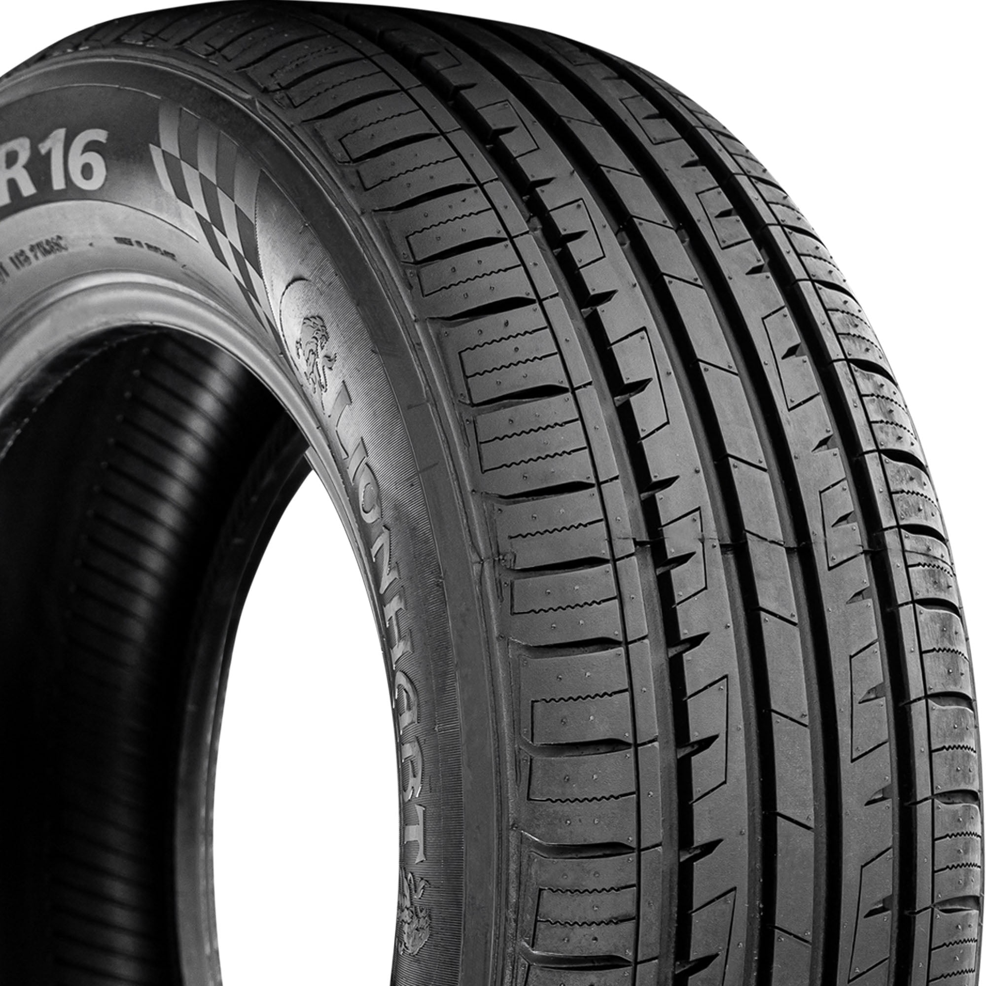 225/55R16 Lionhart LH-501 99W XL Black Wall Tire