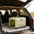 thumbnail image 4 of ZhangC Portable Pet Carrier, Foldable Large Travel Pet Crate, 20x15x12.6 Inchs Ventilated Kennel, Airline-Friendly, Durable Plastic, Pet Carrier for Home, Travel, 4 of 6