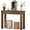Cracked Oak, variant on Small Console Table for Entryway, 32" Farmhouse Narrow Sofa Table