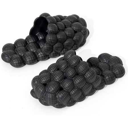 

Massage Bubble Slides Slippers for Women and Men Funny Lychee Non-slip Spa Slippers Gym House Slippers Shower Bedroom Slippers Reflexology Sandals for Ladies Soft Pillow Stress Relief Slide