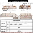 thumbnail image 5 of Lanola Upgraded Couch Covers - Pet sectional Sofa Covers Washable for Living Room,Funny Fuzzy Couch Covers for 3 Cushion Couch Sofa pet Friendly,Furniture Protector Quilted sectional l Shape, 5 of 6