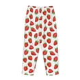 thumbnail image 5 of Xecao Strawberries Women's Straight Lounge Pajama Pants: The Epitome of Relaxed Sleepwear, 5 of 9