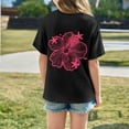 thumbnail image 4 of Tiijoy Toddler Girls Short Sleeve Graphic Tshirt Breathable Stretch Soft T-Shirt, Sizes 3-4, 4 of 5