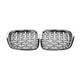 thumbnail image 4 of Rejilla de riñón delantera para automóvil, 2 piezas, 51137005837, resistente al desgaste, accesorios izquierdo y derecho, reemplazo duradero , galvanoplastia Sunnimix Parrilla delantera tipo riñón, 4 of 8