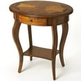 thumbnail image 2 of Home Square Table d'Appoint Ovale Spécialisée en Liseré de Frêne Olive - Ensemble de 2, 2 of 5