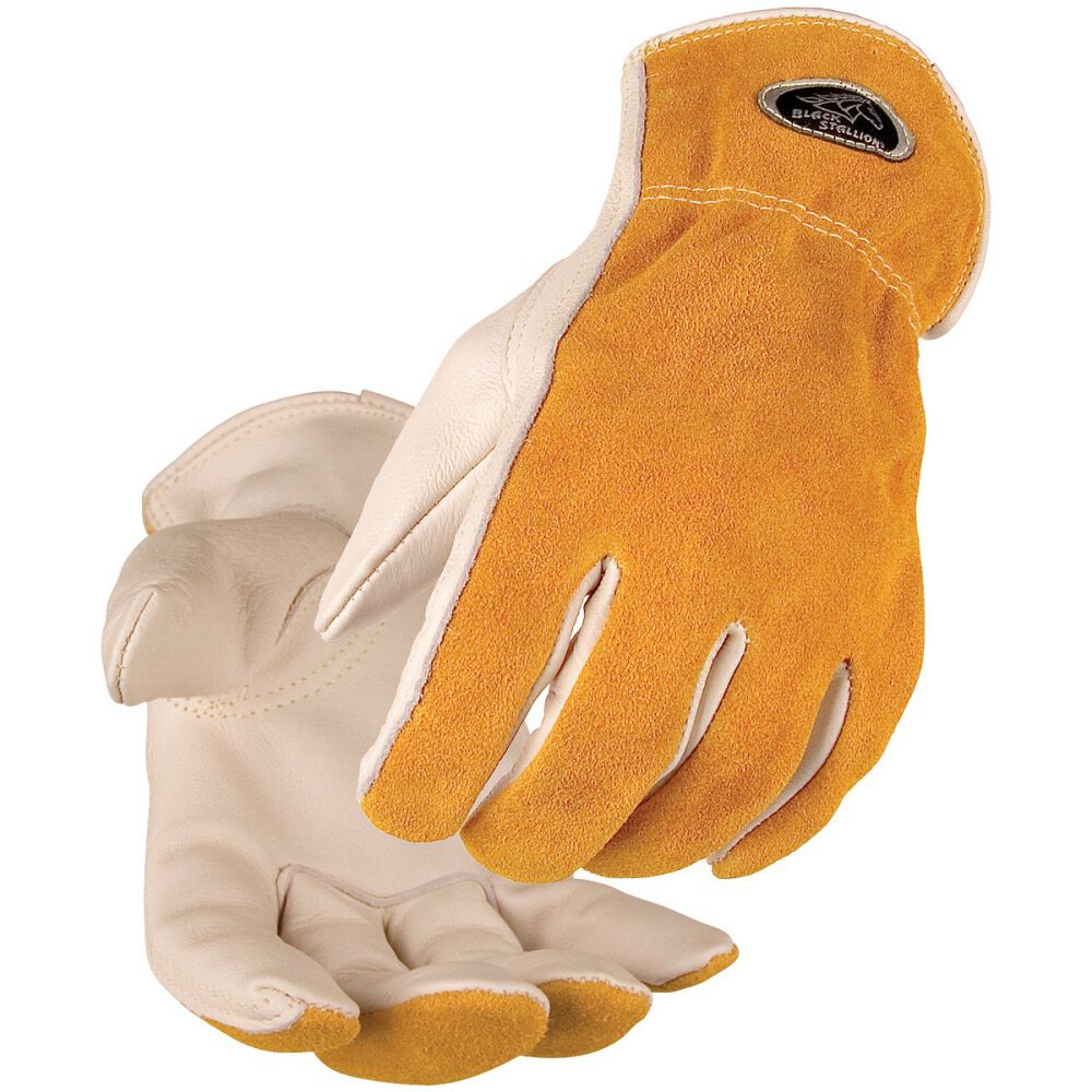 Black Stallion Versatile Grain Cowhide Drivers Gloves 2X
